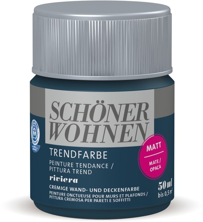 Schöner Wohnen Vernice di tendenza opaca tester Riviera 50 ml