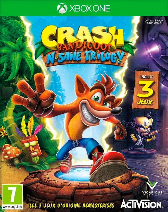 Switch - Crash Bandicoot N. Sane Trilogy Box Switch - Crash Bandicoot N. Sane Trilogy Box 785300133507 Langue Français Plate-forme Microsoft Xbox One Photo no. 1