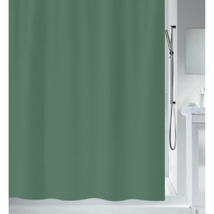 Image of spirella Primo Dark-Green Duschvorhang bei Do it + Garden von Migros