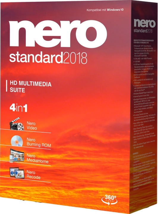 Nero Nero Standard 2018 Physisch (Box) Nero Standard 2018 Physisch (Box) Nero 785300131751 Bild Nr. 1