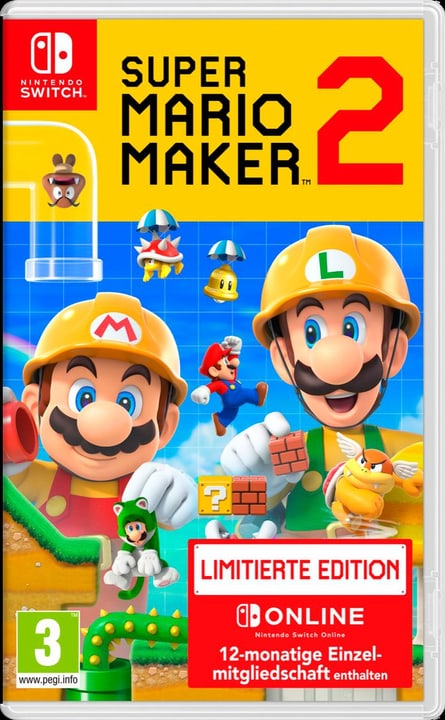 Nintendo NSW - Super Mario Maker 2 Limited Edition Box NSW - Super Mario Maker 2 Limited Edition Box Nintendo 785300144161 Langue Allemand Plate-forme Nintendo Switch Photo no. 1