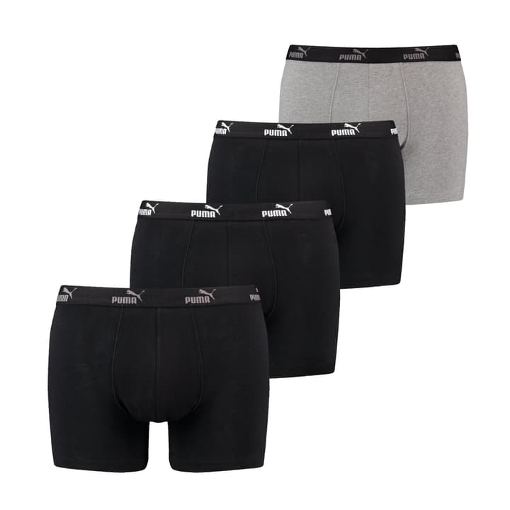 Image of Puma M Solid Boxer 4P Boxershorts schwarz