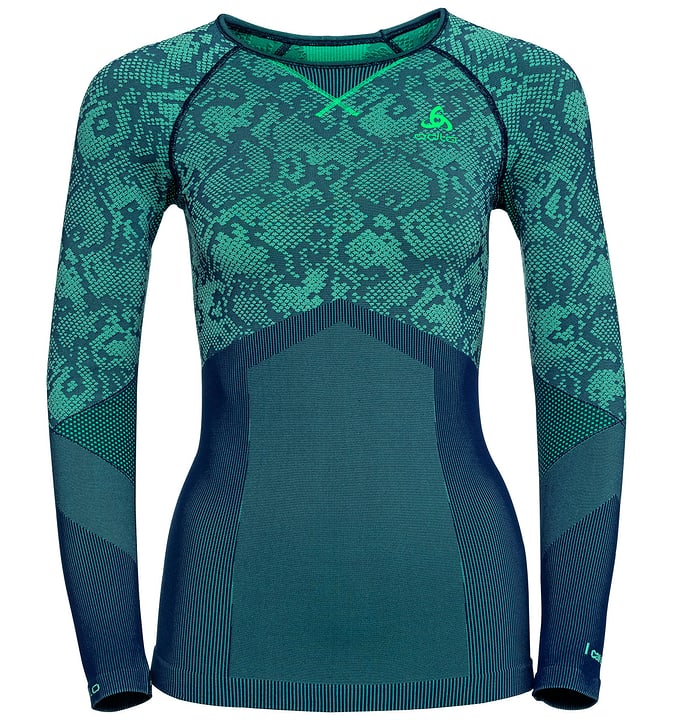 Odlo Blackcomb Evolution Warm T-shirt à manches longues pour femme Blackcomb Evolution Warm T-shirt à manches longues pour femme Odlo 477072100215 Couleur émeraude Taille XS Photo no. 1