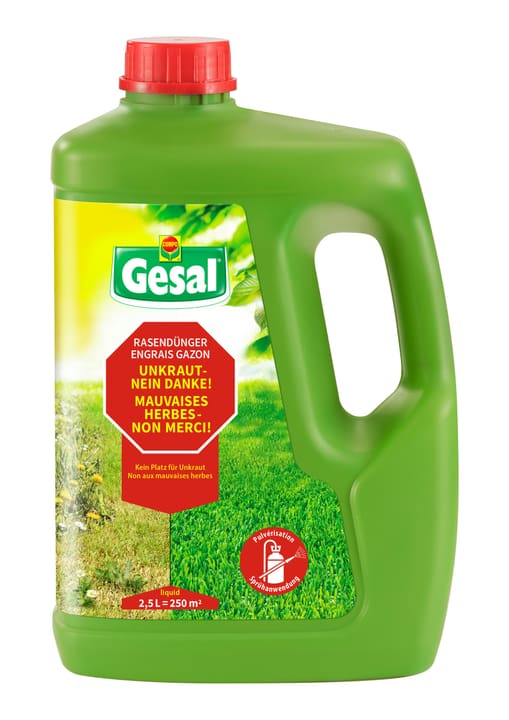 Compo Gesal Fertilizzante per prati Malerbe - No grazie!, 2.5 l