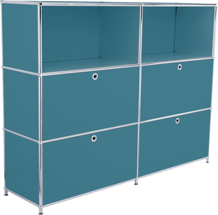 FLEXCUBE Buffet haut FLEXCUBE Buffet haut 401809100066 Dimensions L: 152.0 cm x P: 40.0 cm x H: 118.0 cm Couleur Pétrole Photo no. 1