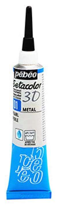 Image of Pebeo Sétacolor 3D 20ml Metal Textilfarbe
