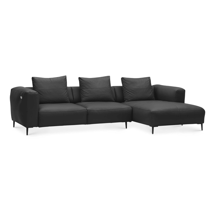 LOUIE Ecksofa LOUIE Ecksofa 360512673720 Grösse B: 299.0 cm x T: 170.0 cm x H: 69.0 cm Farbe Schwarz Bild Nr. 1