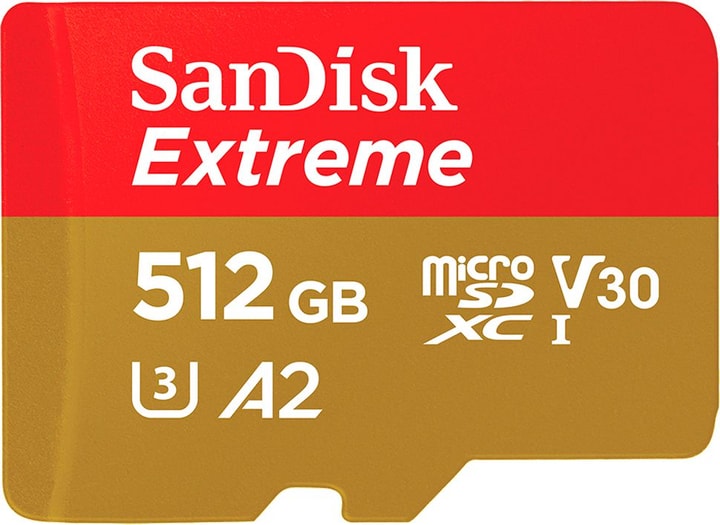 SanDisk Extreme 160MB/s microSDXC 512Go MicroSDXC Extreme 160MB/s microSDXC 512Go MicroSDXC SanDisk 785300144545 Photo no. 1