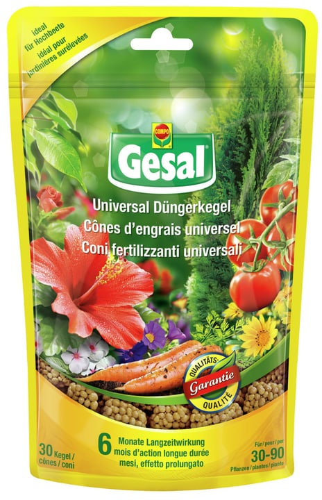 Image of Compo Gesal Universal Düngekegel, 30 Stück Düngestäbchen