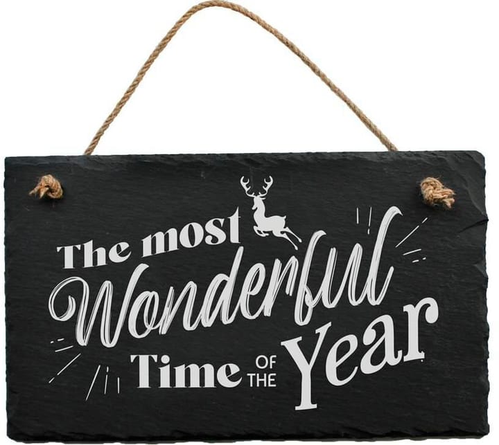 Trend Import Ardoise the most wonderful time 1 pièce Ardoise