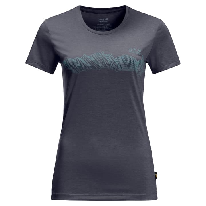 Image of Jack Wolfskin Crosstrail Graphic Trekkingshirt dunkelblau bei Migros SportXX