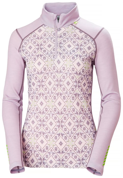 Image of Helly Hansen W Lifa Merino Midweight Graphi Pullover rosa