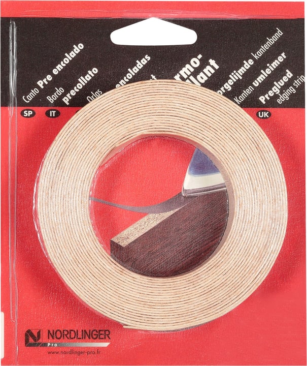 Chant bois véritable thermo-collant 5 m, bois hêtre Chant bois véritable thermo-collant 5 m, bois hêtre 640113000000 Photo no. 1