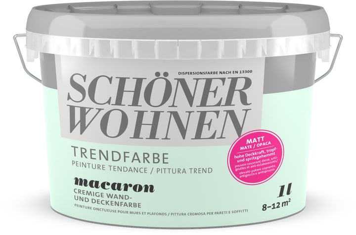 Image of Schöner Wohnen Trendfarbe Matt Macaron 1 l Wandfarbe bei Do it + Garden von Migros