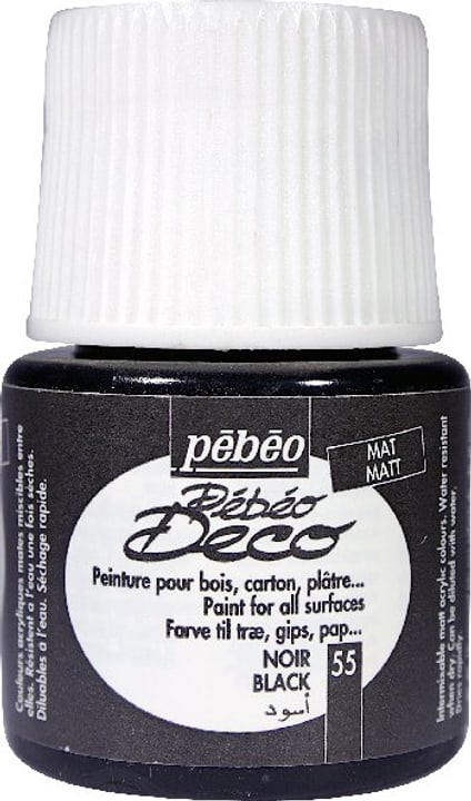 Pebeo Pébéo Deco black 55 Pébéo Deco black 55 Pebeo 663513005500 Photo no. 1