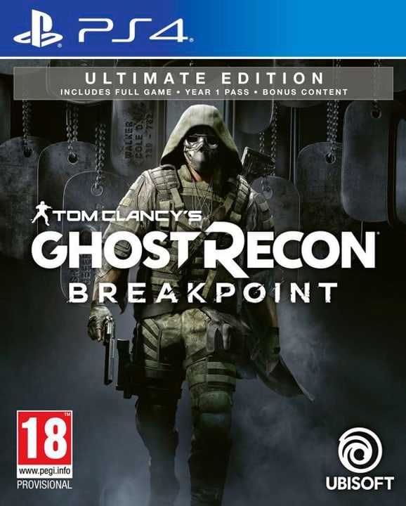 PS4 - Tom Clancy's Ghost Recon: Breakpoint - Ultimate Edition Box PS4 - Tom Clancy's Ghost Recon: Breakpoint - Ultimate Edition Box 785300144487 Photo no. 1
