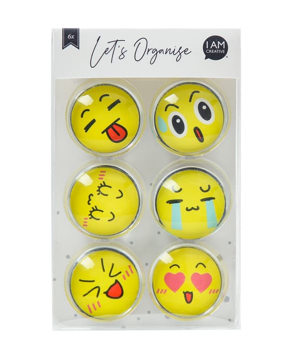 Image of Magnete Glas Smilies, Dek