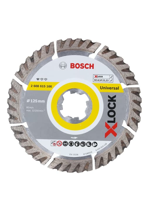 Image of Bosch Professional X-LOCK Trennscheibe Standard for Universal 125 x 22,23 x 2 x 10 bei Do it + Garden von Migros