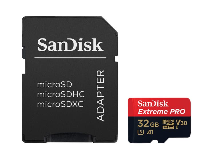 SanDisk Extrem Pro microSDHC UHS-I U3 32GB Extrem Pro microSDHC UHS-I U3 32GB SanDisk 798227000000 Bild Nr. 1