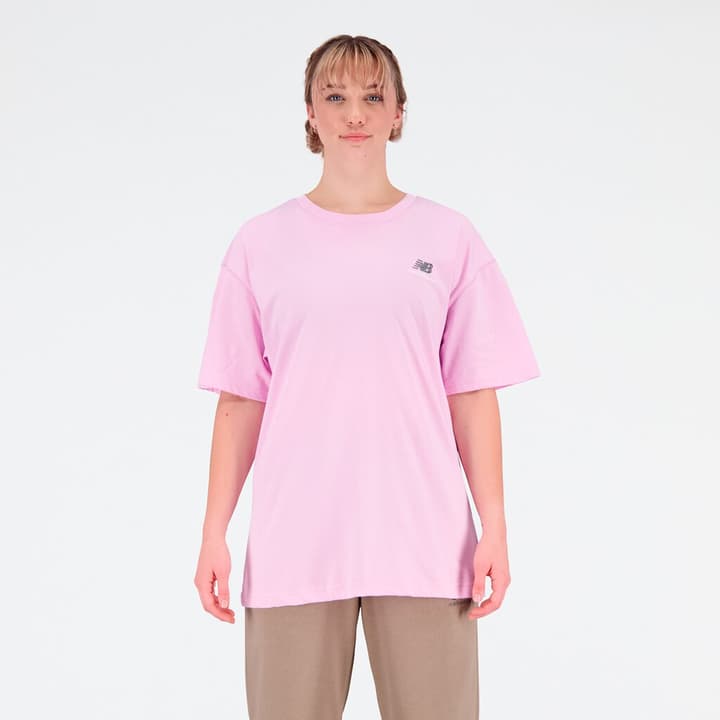 Image of New Balance NB Essentials uni-ssentials Tee T-Shirt rosa