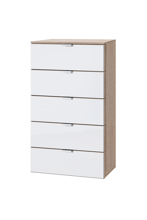 ORSON Kommode ORSON Kommode 404482600000 Grösse B: 50.0 cm x T: 42.0 cm x H: 100.0 cm Farbe Weissglas satiniert Bild Nr. 1