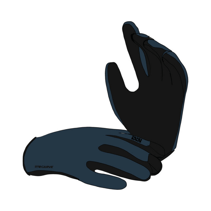 Image of iXS Carve Bike-Handschuhe dunkelblau