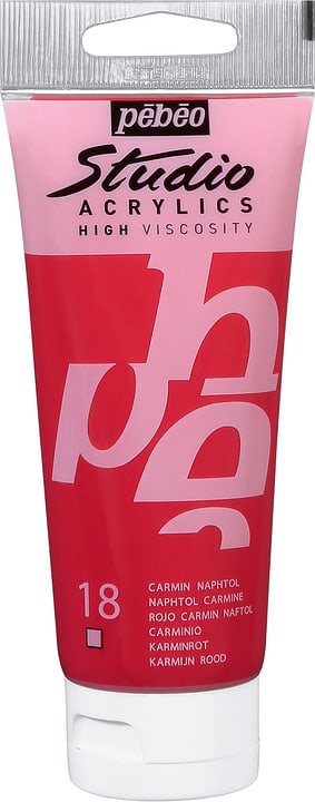 Pebeo Pébéo Studio Acrylic Pébéo Studio Acrylic Pebeo 663509831018 Colore Carminio N. figura 1