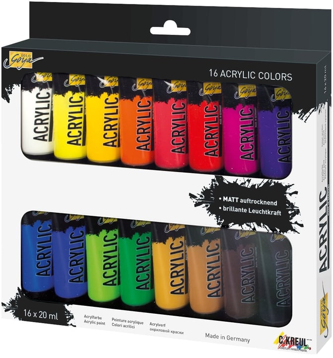 Image of C.Kreul SOLO GOYA Acrylic Set, 16 x 20 ml Acrylfarben Set