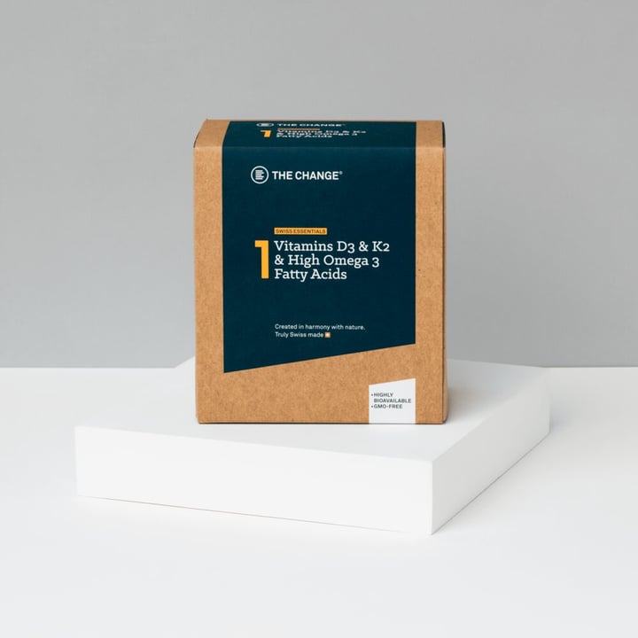 Image of Be The Change Vitamins D3 & K2 & Hight Omega 3 Fatty Acids Nahrungsergänzung bei Migros SportXX