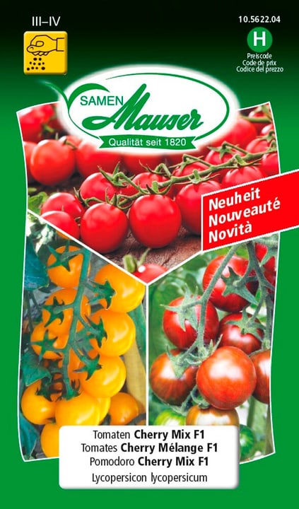 Image of Samen Mauser Tomaten Cherry Mix F1 Gemüsesamen