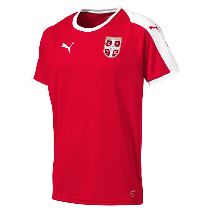 Puma Serbia Replica Home Jersey Réplique du maillot à domicile de l'équipe serbie de football Serbia Replica Home Jersey Réplique du maillot à domicile de l'équipe serbie de football Puma 498286100430 Couleur rouge Taille M Photo no. 1