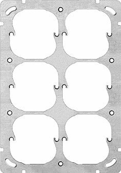 Image of Feller Edizio Due UP 6-fach vertikal Montageplatte bei Do it + Garden von Migros