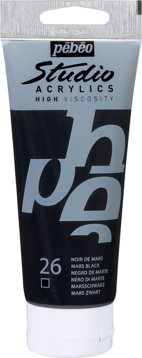 Pebeo Pébéo Studio Acrylic Pébéo Studio Acrylic Pebeo 663509831026 Colore Nero di Marte N. figura 1