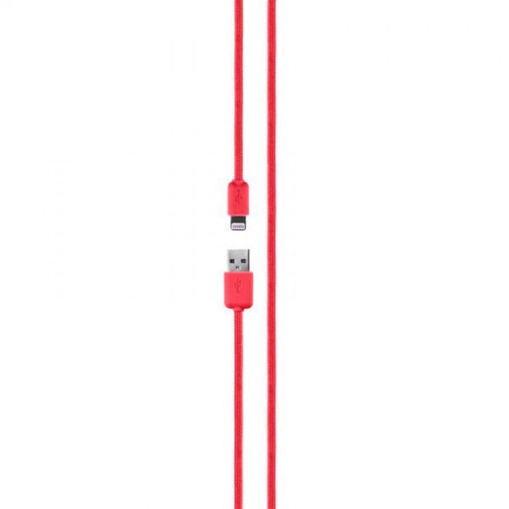 XQISIT 17956 Cotton Charge & Sync Lightning 1.8m Câble rouge 17956 Cotton Charge & Sync Lightning 1.8m Câble rouge XQISIT 798202500000 Photo no. 1