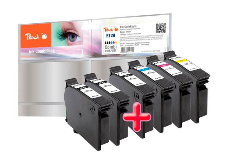 Peach Combi PackPLUS cartucce d'inchiostro per T129 Combi PackPLUS cartucce d'inchiostro per T129 Peach 785300124658 N. figura 1