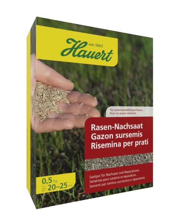 Image of Hauert Rasen-Nachsaat, 0.5 kg Rasensamen bei Do it + Garden von Migros