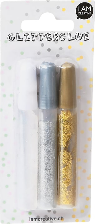 Image of I AM CREATIVE Glitterglue, 3er Set, shiny Glitterglue