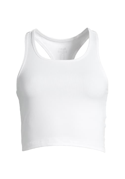 Image of Casall W Crop Rib Racerback Yogatop weiss bei Migros SportXX