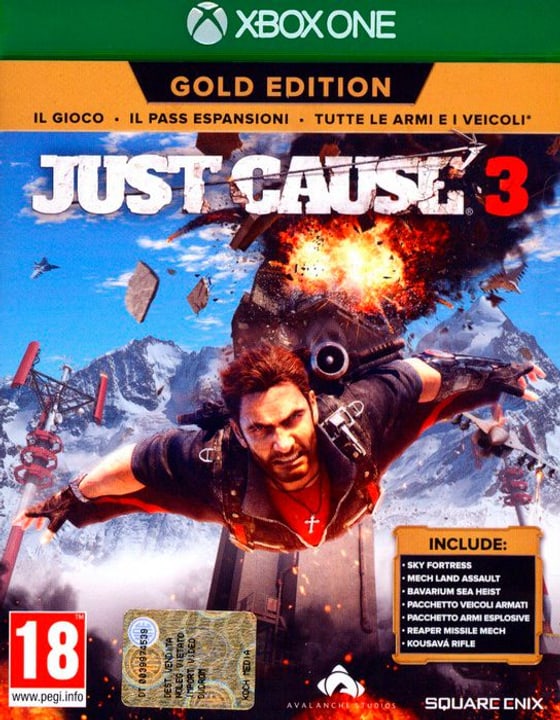 Xbox One - Just Cause 3 Gold Edition Box Xbox One - Just Cause 3 Gold Edition Box 785300122061 Bild Nr. 1