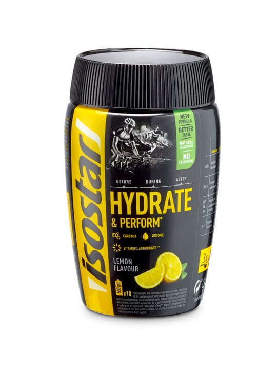Isostar Hydrate & Perform Pulver 400 g Hydrate & Perform Pulver 400 g Isostar 463085402393 Geschmack Lemon Farbe farbig Bild Nr. 1