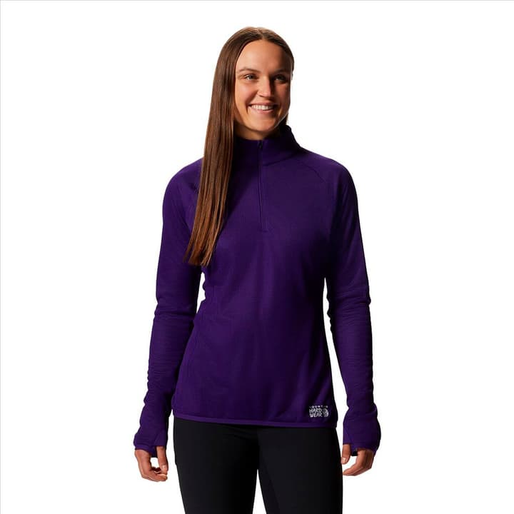Image of Mountain Hardwear W AirMesh 1/4 Zip Langarmshirt violett