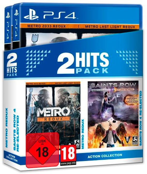 PS4 - 2 Hits Pack Metro Redux + Saints Row 4 Re-Elected (D) PS4 - 2 Hits Pack Metro Redux + Saints Row 4 Re-Elected (D) 785300131223 Bild Nr. 1