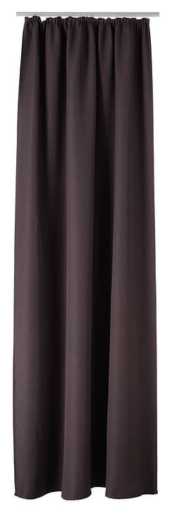 VALENTINE Fertigvorhang lichtdicht VALENTINE Fertigvorhang lichtdicht 430263221370 Farbe Braun Grösse B: 140.0 cm x H: 260.0 cm Bild Nr. 1