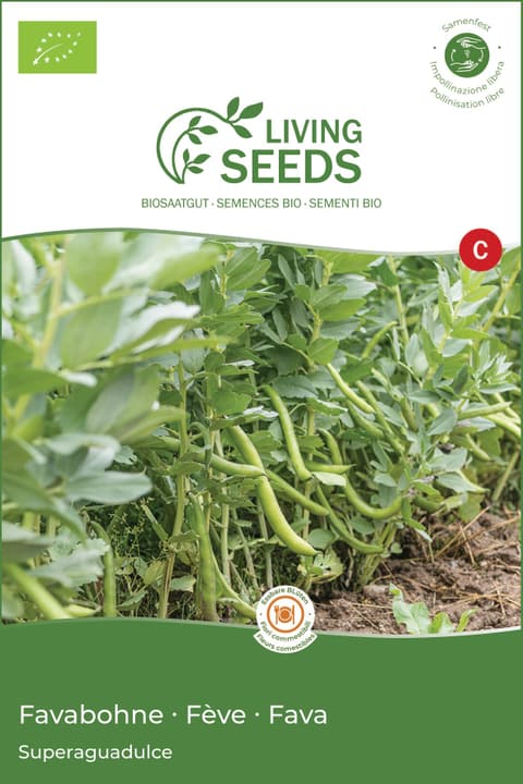 Image of Living Seeds Favabohne Superaguadulce Gemüsesamen