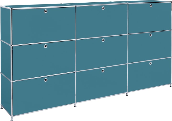 FLEXCUBE Buffet alto FLEXCUBE Buffet alto 401815030366 Dimensioni L: 227.0 cm x P: 40.0 cm x A: 118.0 cm Colore Petrolio N. figura 1
