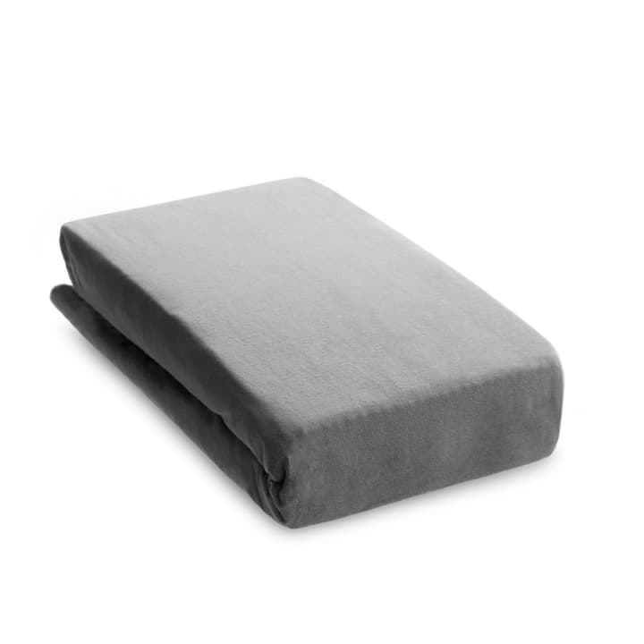 JERSEY PLUS Fixleintuch JERSEY PLUS Fixleintuch 376010067301 Grösse L: 200.0 cm x B: 90.0 cm Farbe Dunkelgrau Bild Nr. 1