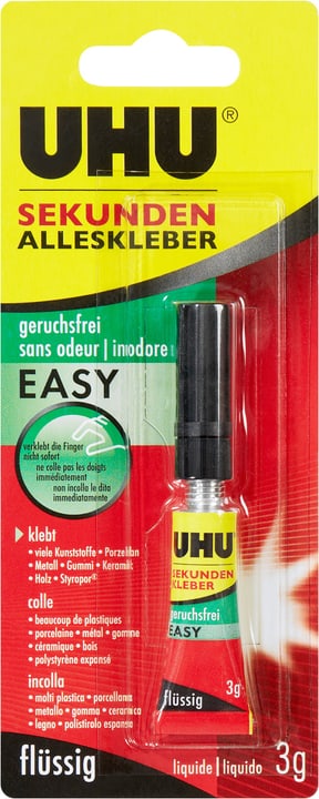 Image of Uhu Sekunden Alleskleber geruchsfrei Easy Sekundenkleber
