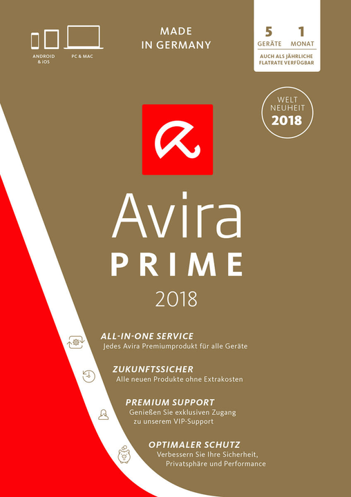 Avira Prime v2018 PC (D) Digital (ESD) Avira Prime v2018 PC (D) Digital (ESD) 785300133965 Bild Nr. 1