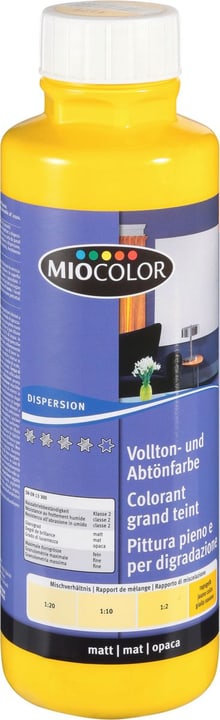 Miocolor Pittura pieno e per digradazione Pittura pieno e per digradazione Miocolor 660732900000 Colore Giallo navone Contenuto 500.0 ml N. figura 1