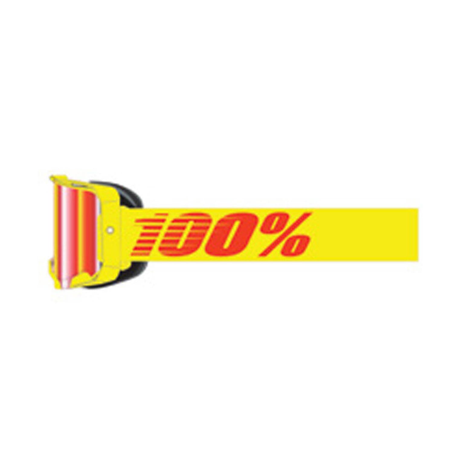 100% 100% Armega Maschera MTB giallo 1